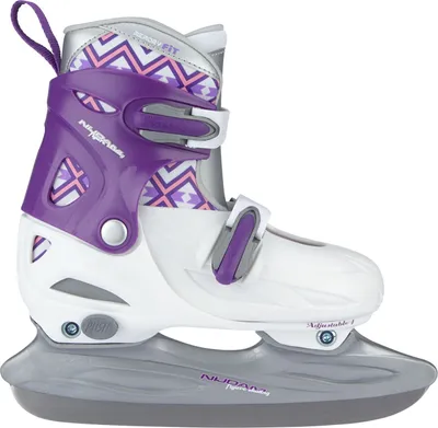 Image de Nijdam patinage artistique filles acier violet / blanc taille 34-37