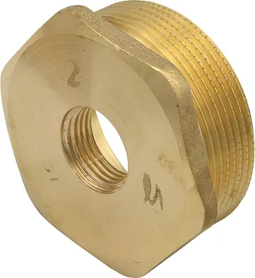 Produktbild von Messing Fitting Reduzierstück 1/2 IG x 2 AG Zoll Reduzierung