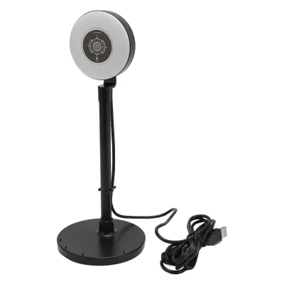 Produktbild von HD webová kamera s nastaviteľným svetlom, zabudovaný mikrofón, USB HD 1080P, webové kamery s automatickým zaostrovaním a výsuvnou tyčou