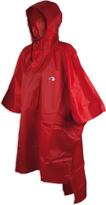 Zdjęcie produktu dla Peleryna Tatonka Poncho - czerwona, rozmiar XL-XXL