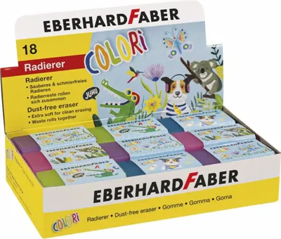 Produktbild von Radierer Colori EBERHARD FABER 585418
