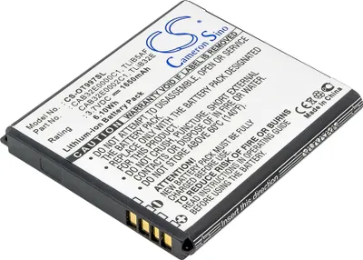 Image de TECHTEK Batterie compatible avec [TCL] J160, MW40, MW40CJ, MW40V, MW40VD, S710, S800, pour [Alcatel] Linkzone 41, Linkzone 5271, LinkZone MW40, LinkZ