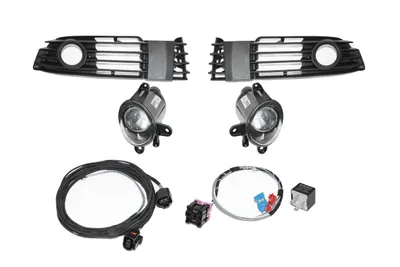 Zdjęcie produktu dla Oryginalne światła przeciwmgielne Kufatec + maskownica + wiązka przewodów do VW Passat 3BG B5