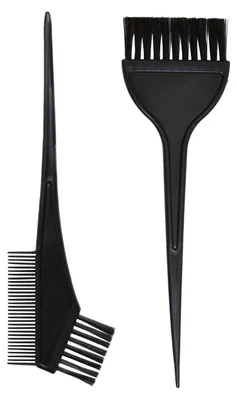 Productafbeelding van 2 Stuks Haarverf Kam Borstel voor Pruiken Haarkleur Applicator Kit