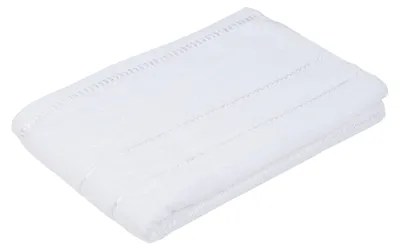 Produktbild von GÖZZE Berlin Duschtuch saugfähiges hautfreundliches strapazierfähiges Baumwoll-Duschtuch Weiss 70 x 140 cm