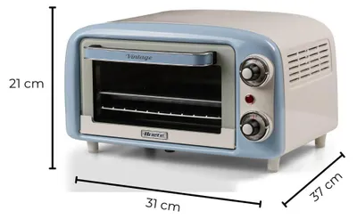 Produktbild von Ariete 3919/05, 10 l, Hellblau, Freistehend, Drehregler, 90 - 230 °C, Mechanisch