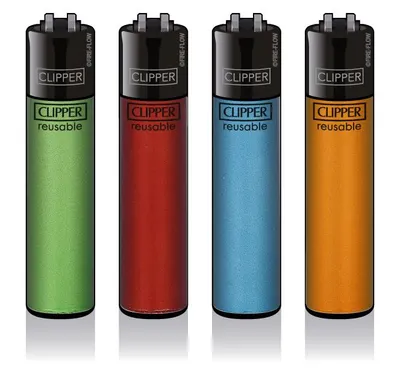 Produktbild von Clipper Feuerzeuge 4er Set: Crystal #8