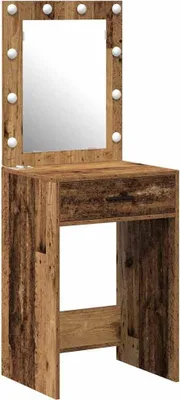 Obrázok produktu pre vidaXL Toaletný stolík so zrkadlom z regenerovaného dreva 50 x 41 x 135 cm materiál na báze dreva