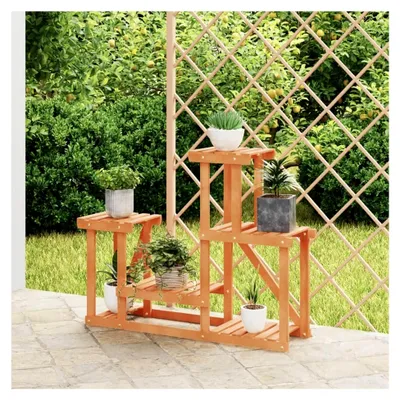 Produktbild von Blumenständer aus Massivholz, 90 x 25 x 73,5 cm, Tanne