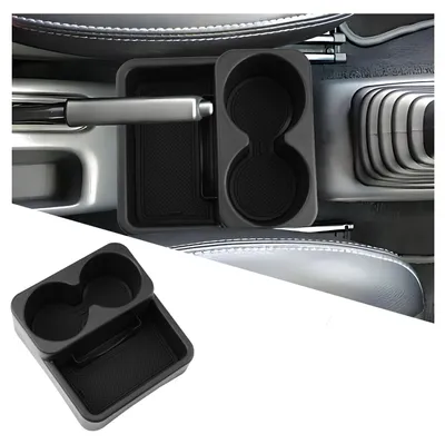 Image de Boîte de rangement pour console centrale, compatible avec Suzuki Jimny JB23 JB33 (boîte manuelle), de 1998 à 2018, en ABS