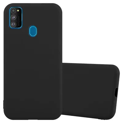 Produktbild von Cadorabo Hülle für Samsung Galaxy M21 / M30s Schutzhülle in Schwarz Handyhülle TPU Silikon Etui Case Cover