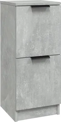 Zdjęcie produktu dla vidaXL Kredens betonowy szary 30x30x70 cm materiał drewnopochodny