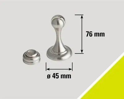Produktbild von Tarrox Magnetischer Türfeststeller zum Schrauben 45x45x76 mm 1 Stück