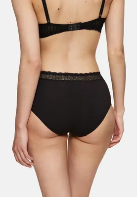 Zdjęcie produktu dla Triumph Feel of Modal, Slipy, Wysokie figi, Dorosły, Damski, Czarny, M