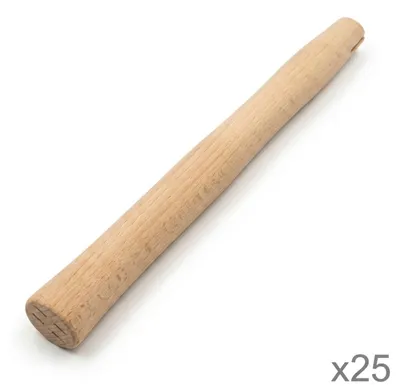 Immagine prodotto di Set di 25 MANICI IN LEGNO per martello da 32 cm con impugnatura UNIVERSALE