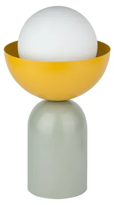 Produktbild von Tischleuchte E14 rund Ø 20 cm 36.5 cm Kugelschirm Modern Beistelllampe