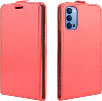 Produktbild von Mobigear  OPPO Reno 4 Hülle Flipcase - Rot
