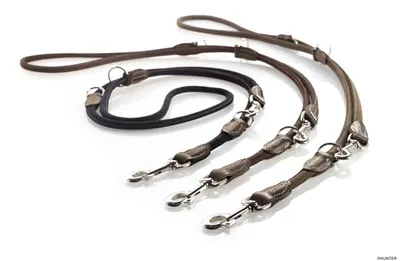 Produktbild von HUNTER Verstellbare Führleine Round & Soft Hunting 10/200, schwarz