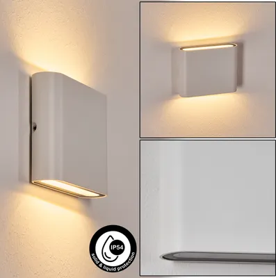 Produktbild von Bellano Außenwandlampe aus Metall/Kunststoff in Weiß