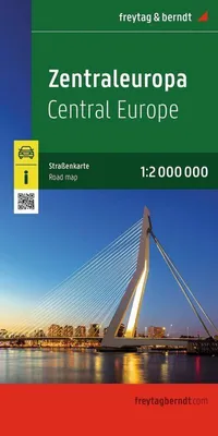 Produktbild von Zentraleuropa, Straßenkarte 1:2.000.000, freytag & berndt