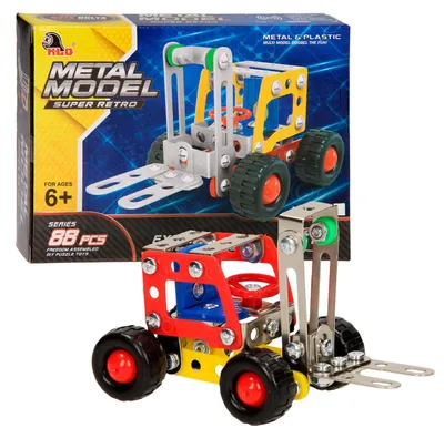 Image de Constructieset Métal - Jeu de construction, 88 pièces.