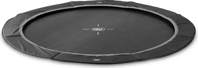 Produktbild von EXIT InTerra Sporttrampolin ø305cm, Bodentrampolin, Rund, für Kinder, Schwarz