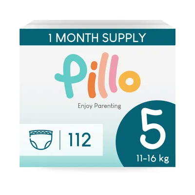 Obrázok produktu pre Pillo Pants 5 - Balenie 112 plienok, Veľkosť 5 - Junior (11–16 kg) - Nohavičková plienka