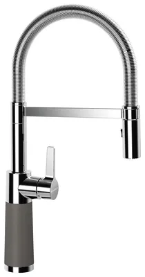Produktbild von SCHOCK Armatur SC-550 in SILVERSTONE mit Spiralfederauslauf / CRISTADUR®