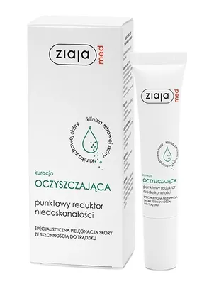 Zdjęcie produktu dla Ziaja Med, Kuracja antybakteryjna, punktowy reduktor trądziku, 15ml