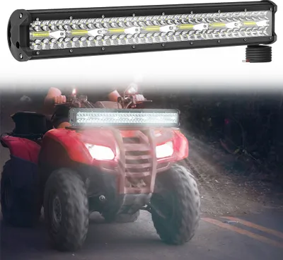 Obrázek produktu pro UISEBRT 420W LED pracovní světlo, terénní reflektor s krytím IP67, robustní pro auto, loď a zemědělství, pro ATV SUV Jeep