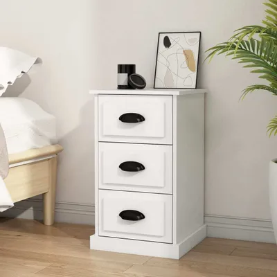 Obrázek produktu pro vidaXL Noční stolek bílý 39x39x67 cm Dřevěný materiál