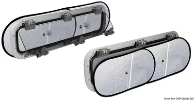 Produktbild von Jalousie mit Fliegengitter 230x490mm einfach 230x700doppelt - Osculati 19.356.05