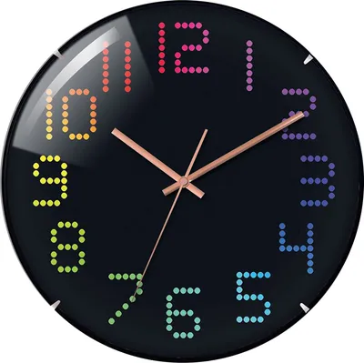 Obrázek produktu pro Technoline WT 7410, Zeď, Analogové hodiny, Kulatý, Černá, Baterie, 30 mm