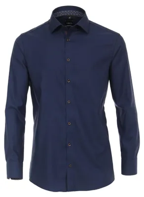 Produktbild von Venti - Modern Fit - Herren Langarm Hemd (103522000), Größe:41, Farbe:Blau (108)