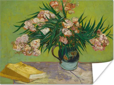 Produktbild von MuchoWow® Poster Der Oleander - Vincent van Gogh 120x90 cm - Wandbild