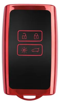 Immagine prodotto di Custodia in TPU rossa per chiavi auto, compatibile con Dacia Sandero 3, Stepway 3, Jogger dal 2021 al 2026