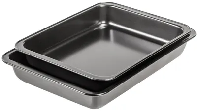 Produktbild von GastroMax Bratschalen-Set Kohlenstoffstahl schwarz 2er Set