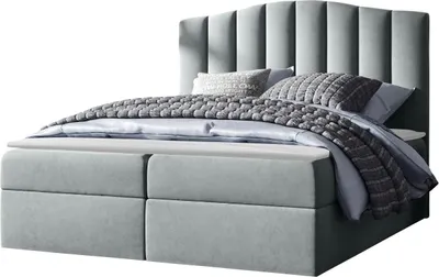 Produktbild von MIRJAN24 Boxspringbett Lindos, Ehebett mit zwei Bettkästen, Doppelbett, Stilvoll Schlafzimmer (Casablanca 2314, Größe: 140x200 cm)
