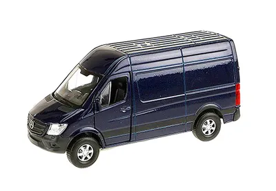 Produktbild von MERCEDES BENZ Sprinter Panel Van Modellauto Metall Modell Auto Spielzeugauto 88 (Dunkelblau-Metallic)