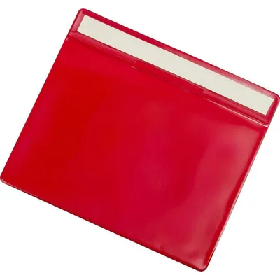 Produktbild von DJOIS Kennzeichnungshülle 168243 A5 rot 10 St./Pack.