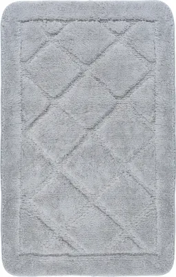 Obrázek produktu pro Dekorativní šedá koupelnová rohož 40x60 cm měkká, protiskluzová a savá
