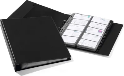 Produktbild von DURABLE Visitenkartenringbuch VISIFIX® A4, 244401 schwarz