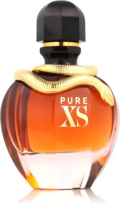A bottle of Paco Rabanne Pure XS Eau de Parfum for women.