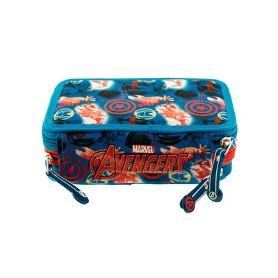 Produktbild von Marvel Federmappe Kinder-Etui Avengers Etui mit Inhalt