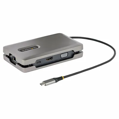 Obrázek produktu pro StarTech.com DKM31C3HVCPD, Kabel, USB 3.2 Gen 2 (3.1 Gen 2) Type-C, 100 W, 2.0b, 10,100,1000 Mbit/s, Šedá