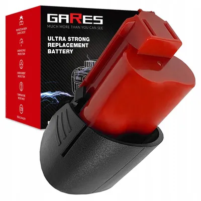 Obrázek produktu pro GARES Akumulátor Baterie pro Milwaukee M12 2239-21 BDDX-202C 2306-20 | 12 V 2Ah | Zesílená série High-Performance | Vysoký výkon |