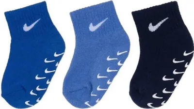 Produktbild von Nike Kids Gripper S Quarter Kurze Socken 3 Paare Blau EU 15 Blau EU 15