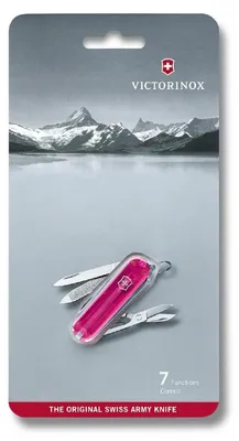 Produktbild von Victorinox Kl.Taschenwerkzg.pink transparent m/grossem Blister