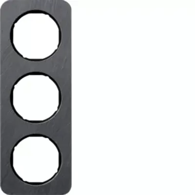 Immagine prodotto di Telaio Berker a 3 prese R.1 nero ardesia 10132384
