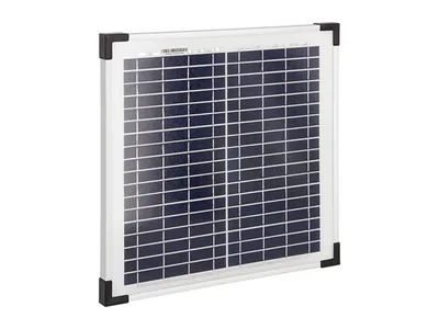 Produktbild von Kerbl Solarmodul 15?W, 37,5x37?cm, inkl. Halterung, Weidezaun, 100?cm Kabel